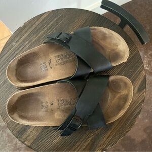 Birkenstock Black Sandals Comfortable Flip Flops